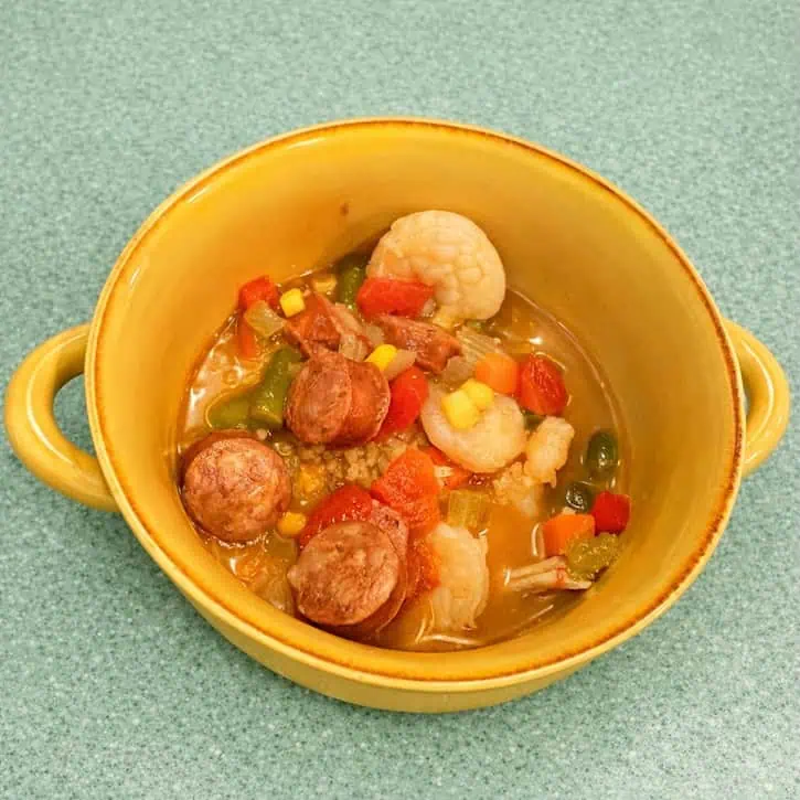 Gumbo with Shrimp Chicken and Andouille Sausage