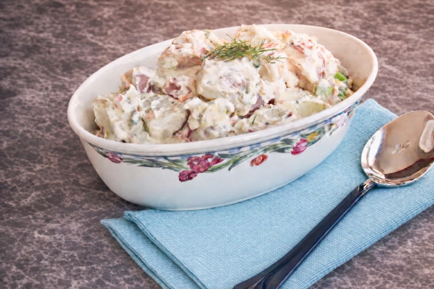 Potato Salad with Dill and Sour Cream