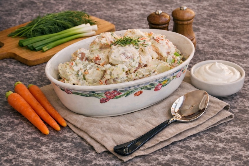 Potato Salad with Dill and Sour Cream
