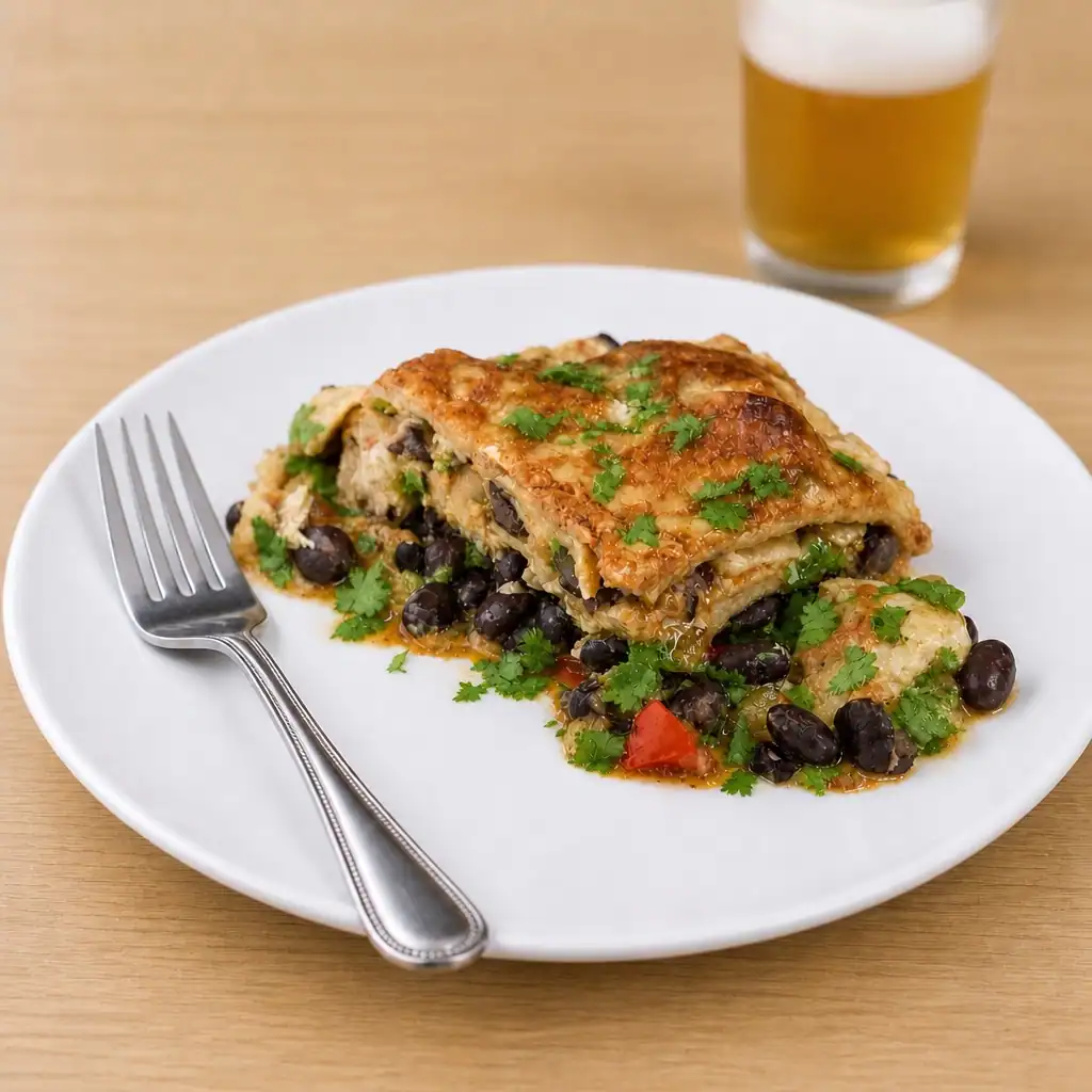 One‑Pan Chicken Enchilada Casserole: Easy, Creamy, and Delicious