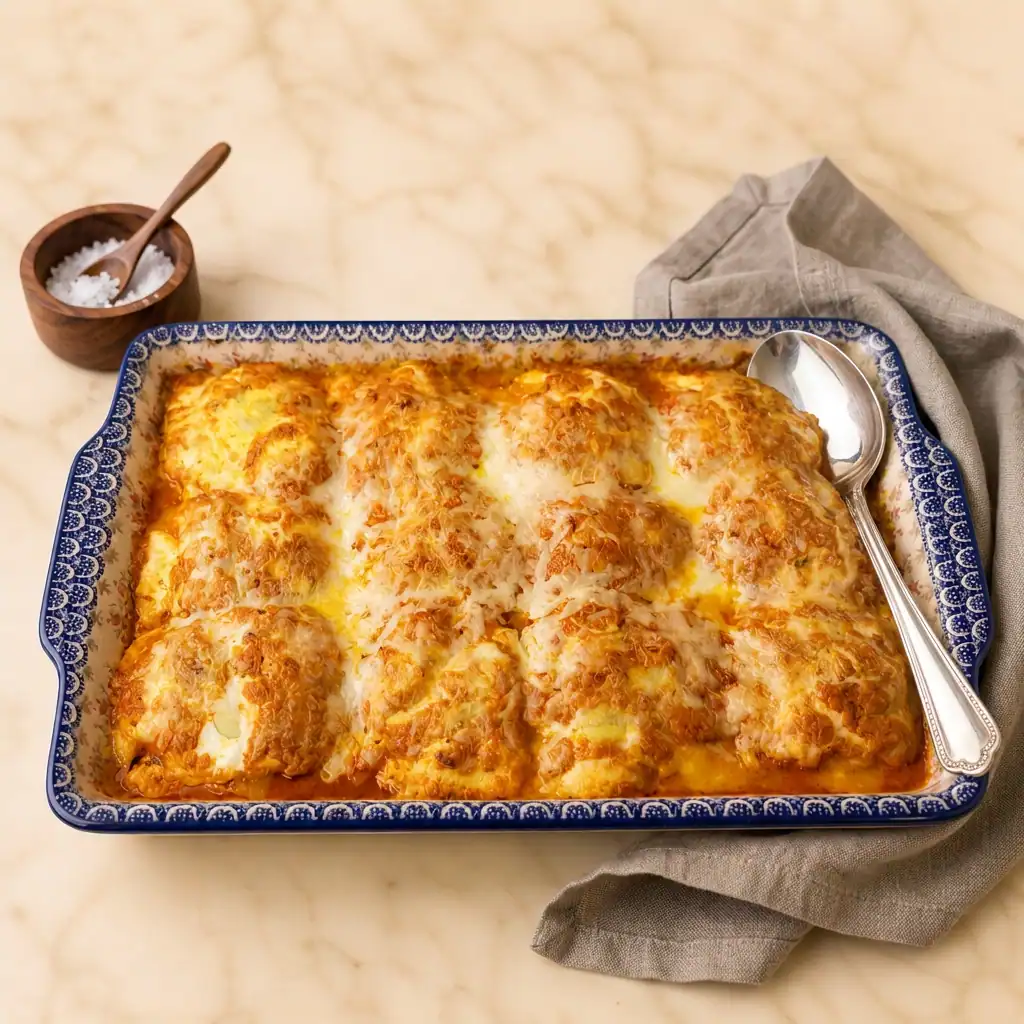 Easy Ravioli Lasagna- all the flavor minus the work
